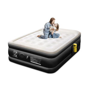 Letto Gonfiabile Doppio WOQI con Pompa Integrata per Gonfiaggio Rapido, Ideale per Campeggio, Casa, Viaggi Portatili - Product Image 1