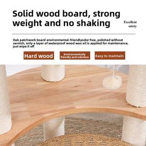 Tempat tidur kucing, kayu Solid Modern ramah lingkungan bingkai panjat tebing dengan Tempat Tidur kucing-kemasan karton - Product Image 6