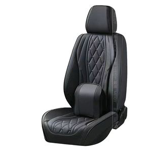 CD High Quality <b>Leather</b> <b>Car</b> <b>Seat</b> <b>Cover</b> Set Waterproof Stylish Luxury Design Heating Universal Standard Universal Size Lovely - Product Image 4