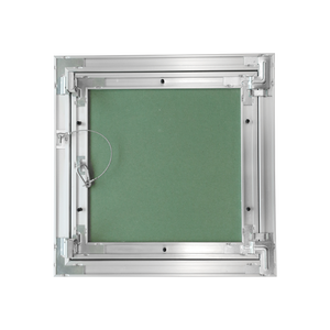 Plaque d'accès dissimulée carrée en alliage d'aluminium avec loquet magnétique tactile pour plafond en plaques de plâtre, extérieur et sous-sol - Product Image 6