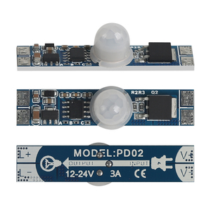 Fabricante Módulo de sensor infrarrojo DC5V/12V/24V Interruptor de sensor PIR Interruptor táctil de tamaño pequeño de encendido/apagado automático para luz LED interior - Product Image 3