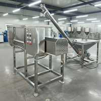 Mélangeur à ruban horizontal, prix compétitif, mélangeur de substrat pour champignons, mélangeur de poudre de sauce soja, mélangeur à ruban industriel 300 kg, machine de mélange