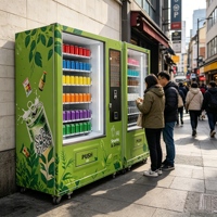 Máquina Expendedora de Empuje Directo, Mecanismo de Empuje Recto, Dispensador de Bebidas y Aperitivos para Productos de Forma Irregular