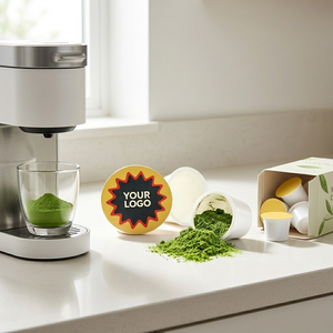Cápsulas de Matcha al por Mayor, Diversos Perfiles Gourmet, Preparación Instantánea Rápida, Mezcla Fría o Caliente, MOQ Flexible, Muestra Gratis - Product Image 1