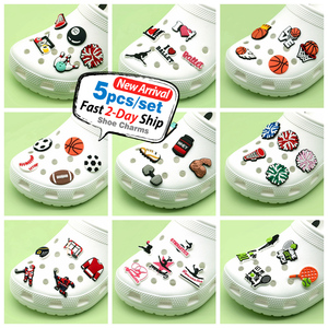 Popolare ballerino sport di balletto basket palla da Tennis pallavolo Baseball calcio calcio Pvc Custom design scarpe Charm pizzo - Product Image 3