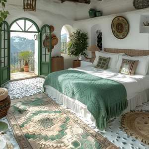 <span class=keywords><strong>AJJ</strong></span>-M421 Muebles para el Hogar de Fábrica, Estilo Wabi-Sabi, Cama Doble de Alta Gama para Villas y Resorts Minimalistas - Product Image 2