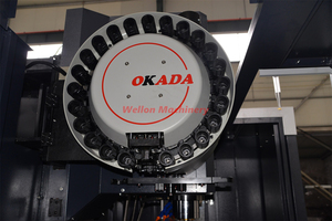 เครื่องกัดแนวตั้ง VMC1160พร้อมตัวควบคุม CNC FANUC เครื่องกัดอัตโนมัติที่มีแกน4th และ24เครื่องมือ ATC - Product Image 4