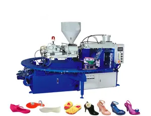 Pvc Tpr Air Blowing Injection Moulding Machine For Crystal Shoes Slipper Soles