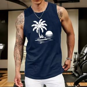 <b>Mens</b> <b>Gym</b> <b>Vest</b> Top 100% Cotton Street Wear Summer Bodybuilding Muscle Sleeveless <b>Gym</b> Design <b>Men's</b> T-Shirts tank Top <b>Men</b> - Product Image 5
