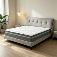 Matelas hybride durable pour la maison, taille Queen/King, 12 pouces, ferme, avec mousse à mémoire de forme au gel et ressorts ensachés, idéal pour chambre, appartement, hôtel