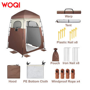 Tente de douche pliable Woqi 61x61x82.7 pouces, imperméable, pour l'extérieur, pour le camping, la douche et les toilettes - Product Image 3