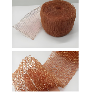 Filet en cuivre tricoté sur mesure pour le contrôle des nuisibles multi-usages, filet anti-<span class=keywords><strong>souris</strong></span> et rongeurs en cuivre pour la protection des murs extérieurs et des jardins - Product Image 4
