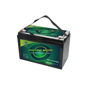 Kowint LiFePO4 Lithium-Batterie 12V 100Ah Tiefzyklus für Solar Wohnmobile Netzunabhängig - Product Image 1
