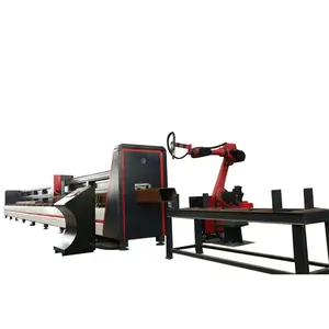 Professional U channel beam cnc robotic plasma cutting machine for H steel