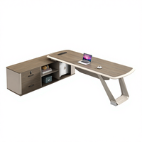 Nouveau bureau de travail en bois sur pied, style moderne et simple, beau et pratique, anti-rayures, durable, usage commercial, garantie 1 an