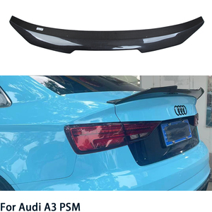 สปอยเลอร์หลังคาร์บอนไฟเบอร์แท้ทรง PSM สำหรับ A3 S3 RS3 8V ปี 2013-2020 - Product Image 1