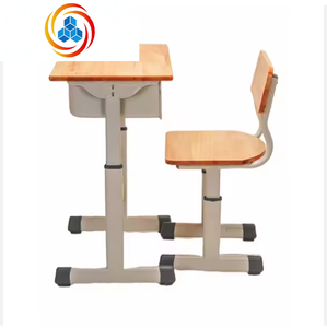 Modern Durable Eco-Friendly Ergonomic Stable Classroom Training Furniture Set Adjustable Height Wooden School Desk <b>Chair</b> for - Product Image 2