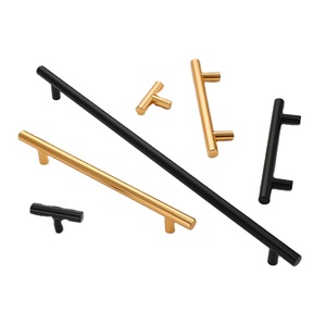 Handle Hardware <b>Drawer</b> Closet Door Handle Single-hole New Chinese <b>Gold</b> Handle - Product Image 1
