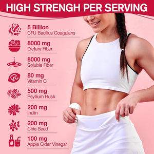 Fibra de alta calidad para promover la salud digestiva, promueve la digestión, mezcla de fibra con probióticos y vitamina C, gomitas. - Product Image 3