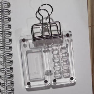 <span class=keywords><strong>Palette</strong></span> acrylique aquarelle transparente 8 couleurs Mini boîte de plateau de peinture vide Caractéristiques de base en plastique adaptées aux voyages - Product Image 5