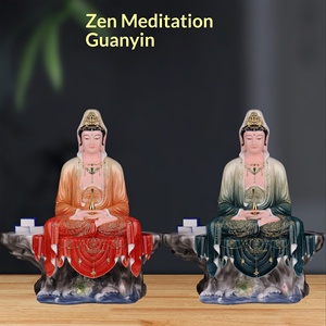 พระโพธิสัตว์<span class=keywords><strong>กวน</strong></span><span class=keywords><strong>อิ</strong></span><span class=keywords><strong>ม</strong></span> <span class=keywords><strong>รูป</strong></span>ปั้นเลียนแบบเซรา<span class=keywords><strong>ม</strong></span>ิก พระอวโลกิเตศวรา พระพุทธรูปแกะสลักสำหรับบูชาที่บ้าน ทำสมาธิ แท่นบูชาที่บ้าน - Product Image 2