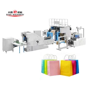 Fully automatic fast food packaging shopping gift handbag paper machine bag