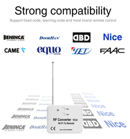 Télécommande universelle de haute qualité YET6956-V3.0 pour ouvre-porte de garage, convertisseur WiFi vers RF, convertisseur Type-C