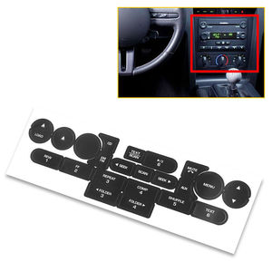 Kit de réparation des boutons de commande de l'autoradio, décalcomanies autocollantes pour Ford <span class=keywords><strong>Mustang</strong></span> <span class=keywords><strong>2005</strong></span> 2006 2007 2008 2009, accessoires de voiture - Product Image 4