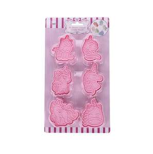 Ensemble d'emporte-pièces en plastique, figurine de <span class=keywords><strong>jeu</strong></span> de dessin animé, décoration de gâteau, emporte-pièces pour enfant, 6 pièces - Product Image 2