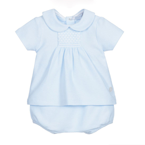 Vente en gros de short d'été de <span class=keywords><strong>luxe</strong></span> pour enfants de haute qualité <span class=keywords><strong>ensemble</strong></span> de deux pièces de vêtements smockés pour bébés et tout-petits - Product Image 1