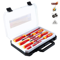 Jeu de vis isolées 1000V, tournevis cruciforme et plat, outils électriques multifonctions pour la maison