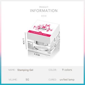 JTING - Muestra Gratuita - Juego de Esmaltes de Gel UV/LED para Decoración de Uñas, 9 Colores, Colección de Esmaltes de Gel para Estampado, OEM, ODM, Marca Privada - Product Image 2
