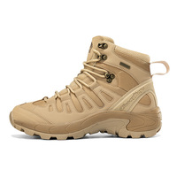 Bottes d'escalade respirantes imperméables tactiques TJ-OUTDOORS pour la formation de bottes de randonnée durables