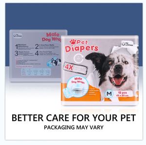 Pañales Desechables para Perros al por Mayor, 12 Piezas de Diferentes Tamaños S M L XL XXL, Pañales Suaves para Mascotas - Product Image 6