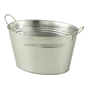 High Quality at Lowest Price Aluminum <b>Beverage</b> <b>Tub</b> High Quality Wine Cooler <b>Tub</b> Oval Shaped Large <b>Beverage</b> Wine <b>Ice</b> <b>Bucket</b> - Product Image 2