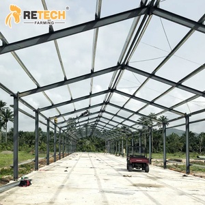 Casa avícola prefabricada para pollos <span class=keywords><strong>10000</strong></span>, diseño de estructura de acero, cobertizo para granja avícola - Product Image 1