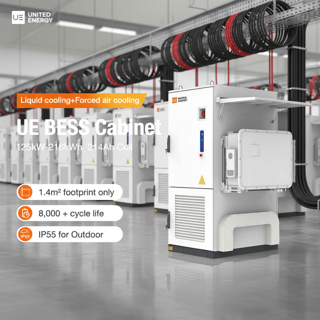 Modular 125kW Liquid Cooled ESS Cabinet 216kWh Compatible Multi-Brand Inverters Flexible Use