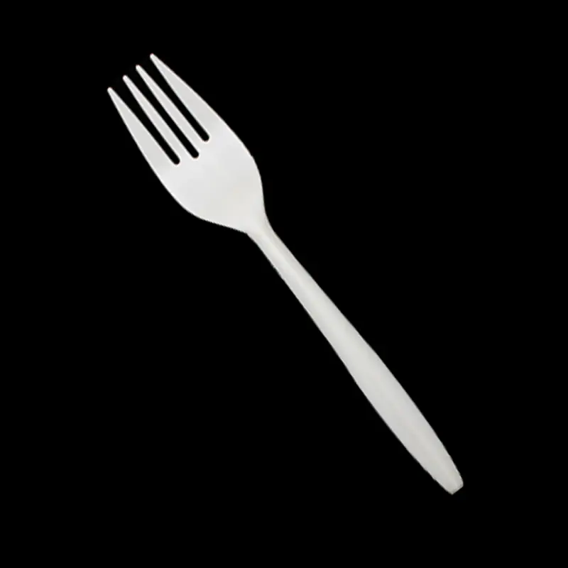 High quality ps pack cutlery set black mini PLA fork disposable