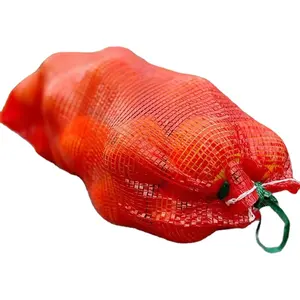 PP PE mesh bags for packaging vegetables fruit potato net bags with 10KG 20KG 30KG 40KG 50KG