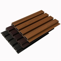 300*300*22mm Ubin Komposit Tahan Air Ramah Lingkungan untuk Lantai Kopi WPC, Dek Luar Ruangan Gaya Desain Asia, Papan Interlock