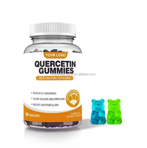 OEM Quercetina Zinc y Bromelian Gummy Inmunidad vegetariana Vitamina C Suplemento Quercetina Gummies - Product Image 1