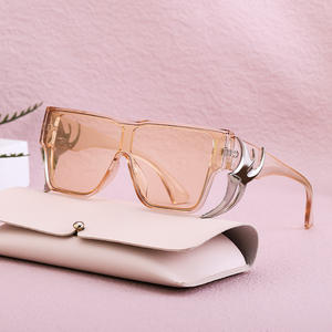 Gafas de sol con montura cuadrada Unique Claw Temple, protección UV400 para hombres, gafas de sol para ciclismo, material de PC, montura negra - Product Image 3