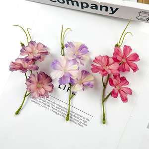 Flores Artificiales de Guisante de 18 cm de Alto, Color Morado y Rosa, para Decoraciones de Fotografía de Bodas - Product Image 1