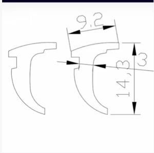 Joint d'étanchéité de fenêtre et de porte UPVC pour bande d'étanchéité personnalisable en EPDM à double vitrage - Product Image 1