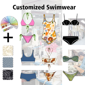 Conjunto de Bikini de 2 Piezas de Lujo Personalizado, Bikini con Bragas Cheeky para Mujer, Traje de Baño de Tela con <span class=keywords><strong>Hilo</strong></span> Metálico Plateado - Product Image 6