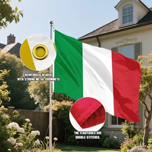 Banderas Nacionales Personalizadas al por Mayor, Bandera de Italia de 90x150cm, Bandiera d'Italia, Il Tricolore, Bandera Personalizada de Poliéster 100D para Eventos - Product Image 5