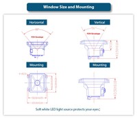 Escáner de Código de Barras 2D Integrado RAKINDA USB RS232 LV4200-PT, Sensor CMOS, Lector de Códigos QR