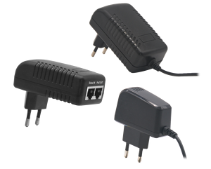 อะแดปเตอร์แปลงไฟแบบเสียบปลั๊ก OEM/ODM 24W แรงดันไฟฟ้าขาเข้า 90-264Vac แรงดันไฟฟ้าขาออก 5/9/12/24Vdc มาตรฐาน CE/FCC Class II Level VI สำหรับเราเตอร์/ไฟ LED Hynapower รุ่น HP-A24S - Product Image 2