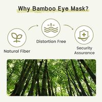 Masque de sommeil 100% bambou pour femmes et hommes, masques de nuit, masque bio, masque occultant pour dormir, grande taille réglable