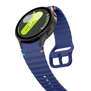 <span class=keywords><strong>Bracelet</strong></span> <span class=keywords><strong>de</strong></span> <span class=keywords><strong>montre</strong></span> intelligent <span class=keywords><strong>de</strong></span> style tendance en silicone pour femmes hommes <span class=keywords><strong>bracelet</strong></span> <span class=keywords><strong>de</strong></span> <span class=keywords><strong>montre</strong></span> en caoutchouc <span class=keywords><strong>de</strong></span> qualité supérieure pour <span class=keywords><strong>Samsung</strong></span> Galaxy <span class=keywords><strong>Watch</strong></span> 7 couture ondulée - Product Image 4